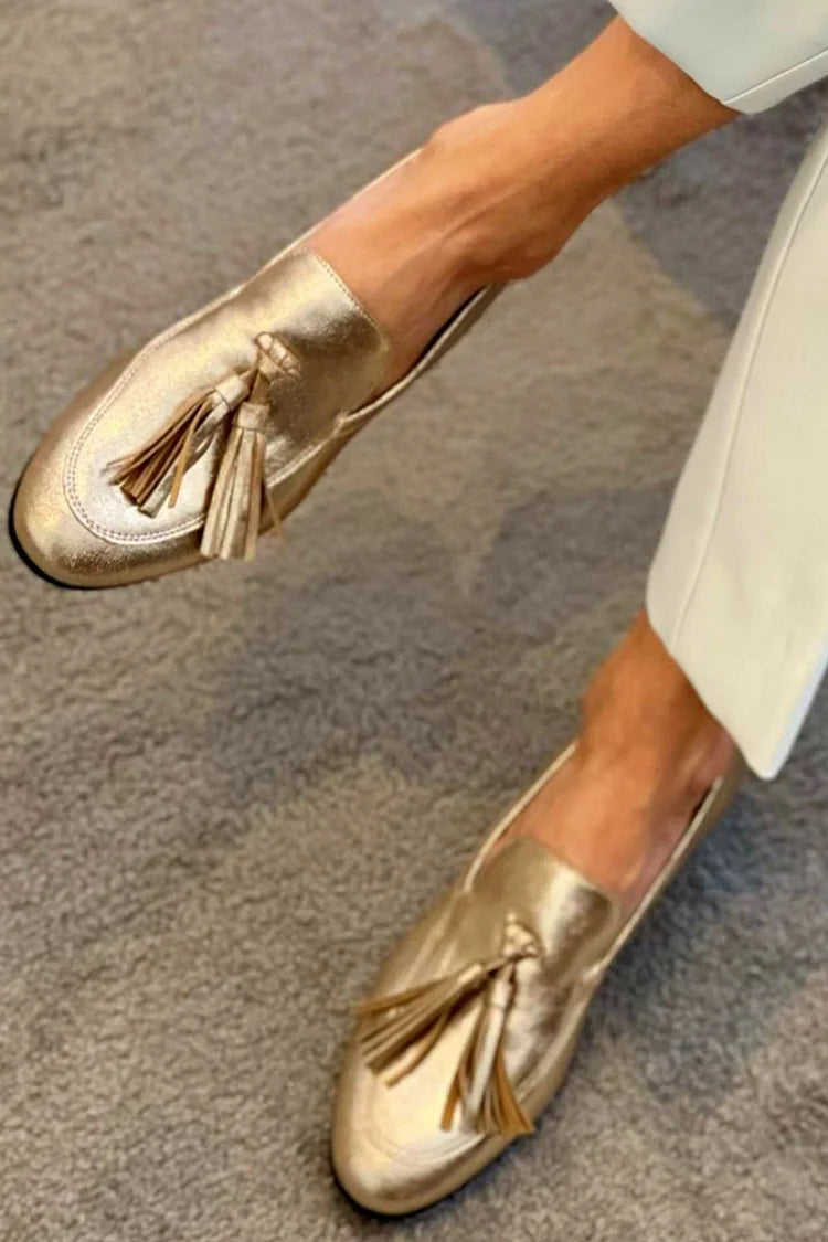 BEATRICE™ | LOAFERS MED METALLHÆL