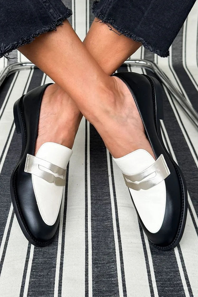 SIGRID™ | ENSFARGEDE LOAFERS