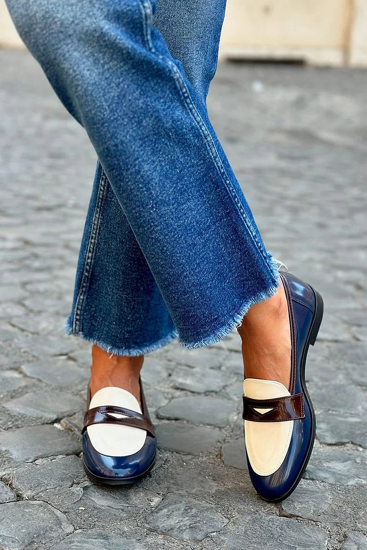MARLEEN™ | MØRKEBLÅ LOAFER