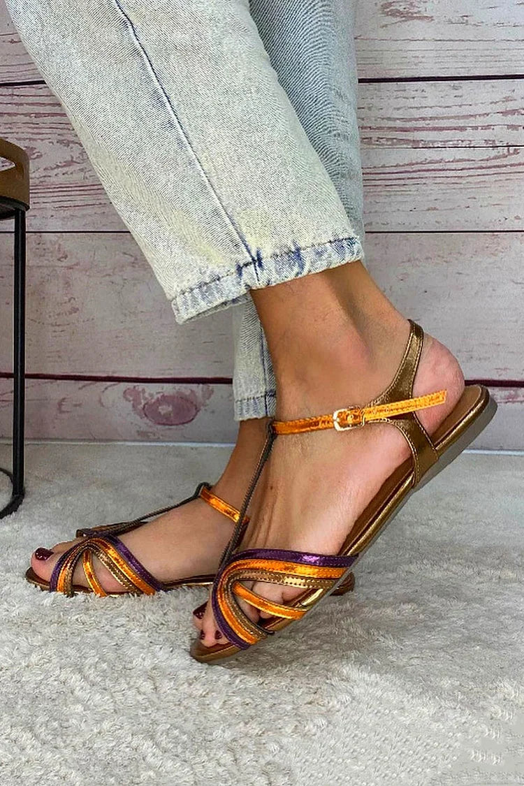 VIVIANA™ | T-REM SANDALER I MIDDELHAVSFARGER