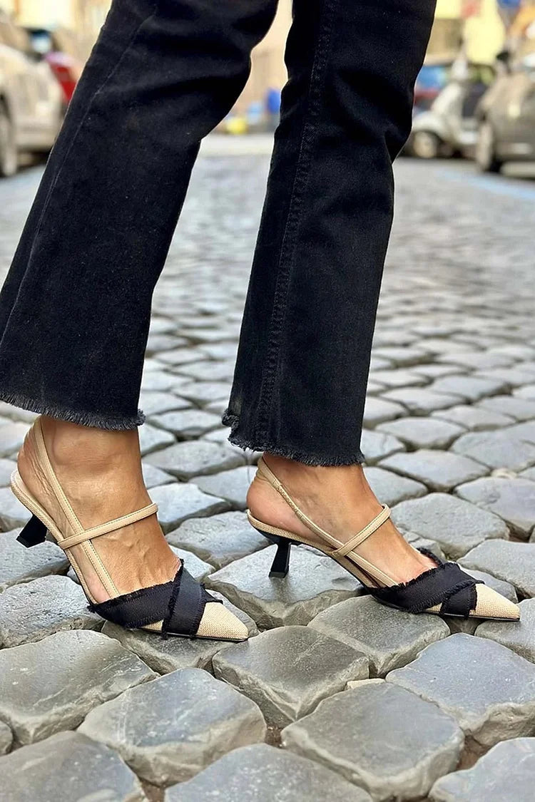 DONNA™ | ÅPEN BALLERINA HÆLER