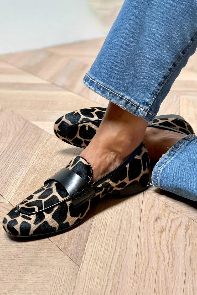 DYREPRINT™ | DYREMØNSTRET LOAFER ELEGANT DETALJ