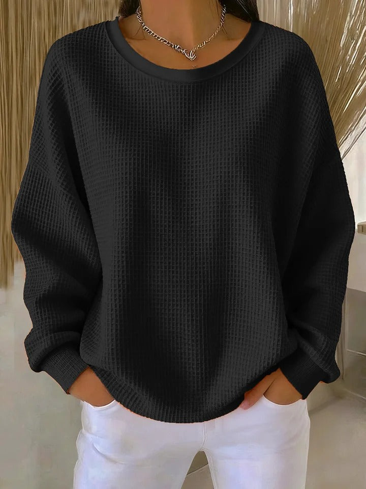 MIRIAM™ | KOSELIG STRIKKEGENSER — Svart