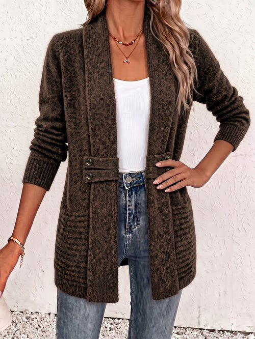 CAMILLE™ | RIBBESTRIKKET CARDIGAN