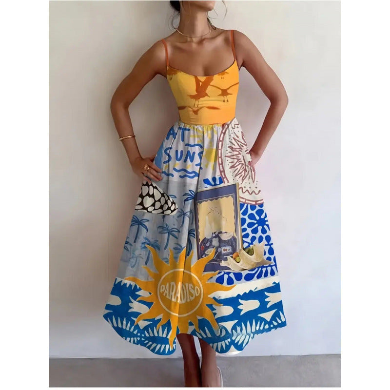 SERAPHINE™ | PARADISETS SOL MIDI-KJOLE