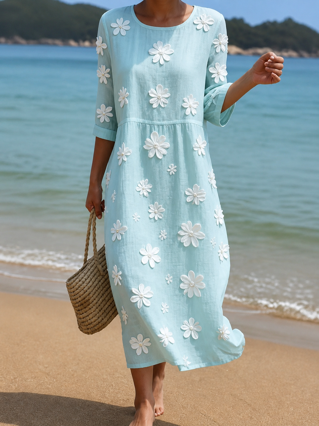 WILHELMINA™ | BLOMSTERPRINT STRANDKJOLE