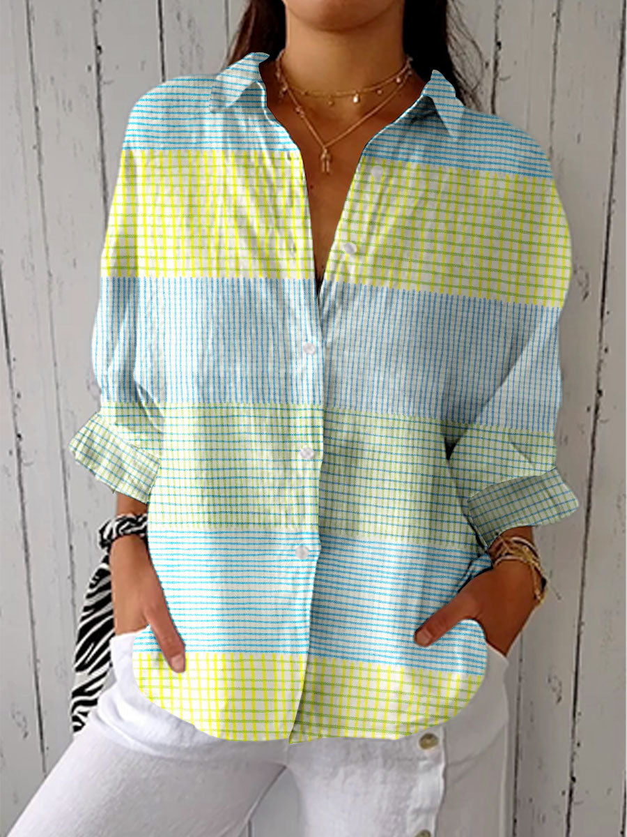 SHEILA™ | PASTEL RUTETE BLUSE