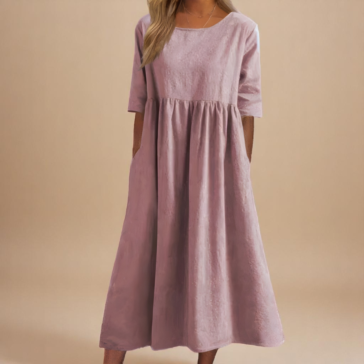 SOFIA™ | FIGURFLATTERENDE KJOLE — Rosa