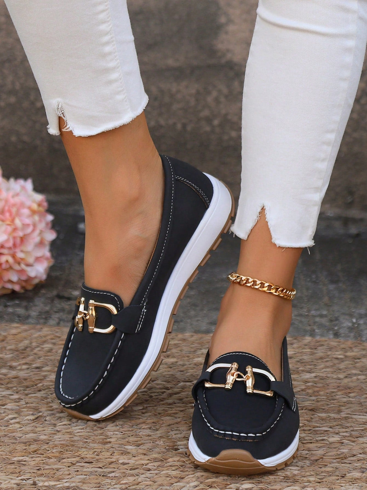 ÅSNE™ | Flate Spenne Loafers