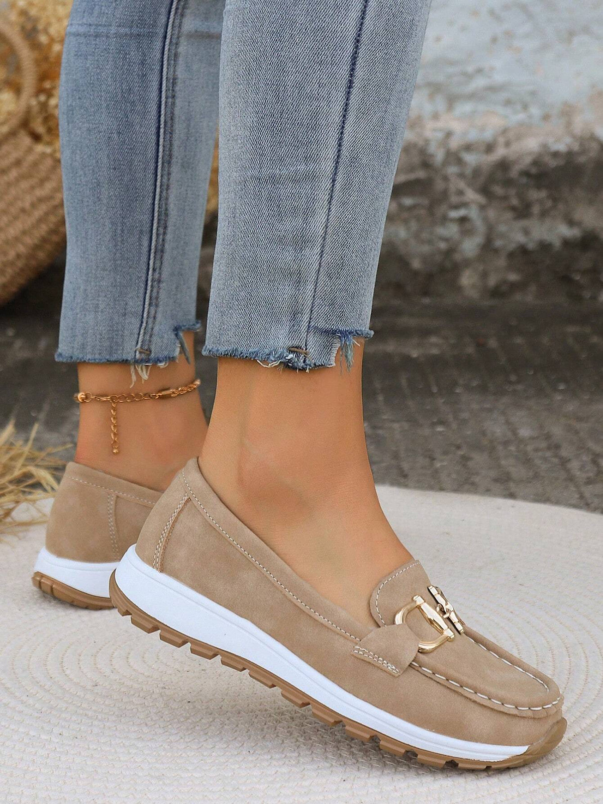ÅSNE™ | Flate Spenne Loafers