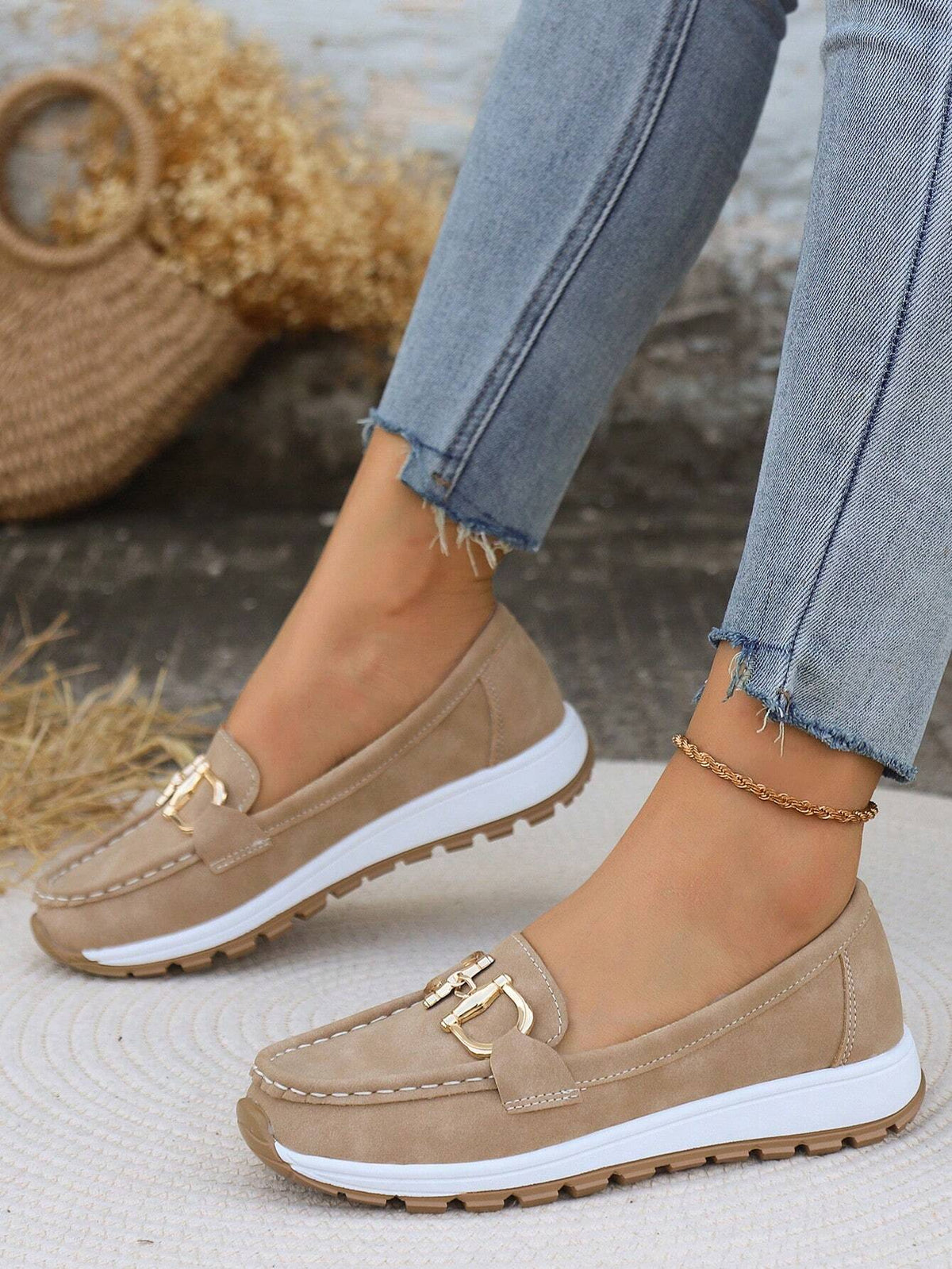 ÅSNE™ | Flate Spenne Loafers