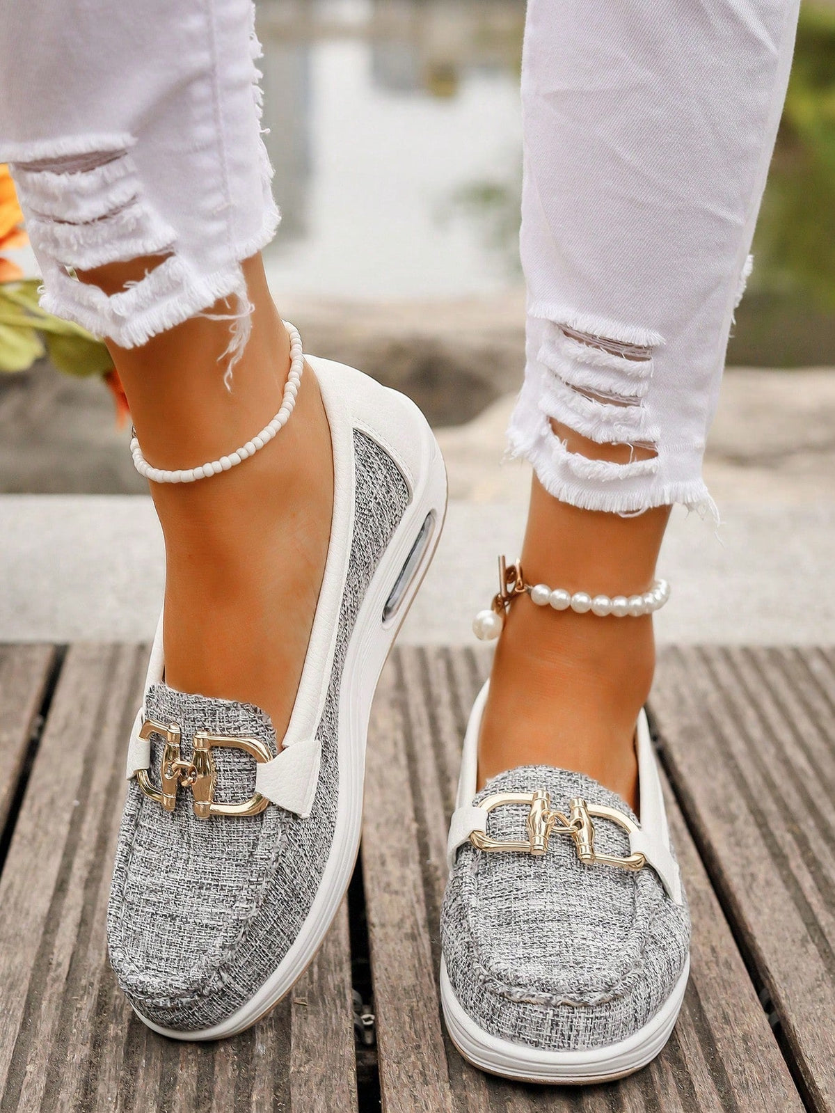ÅSNE™ | Flate Spenne Loafers
