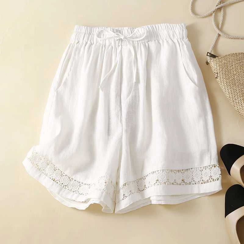 RICA™ | AVSLAPPET BLOMSTER SHORTS