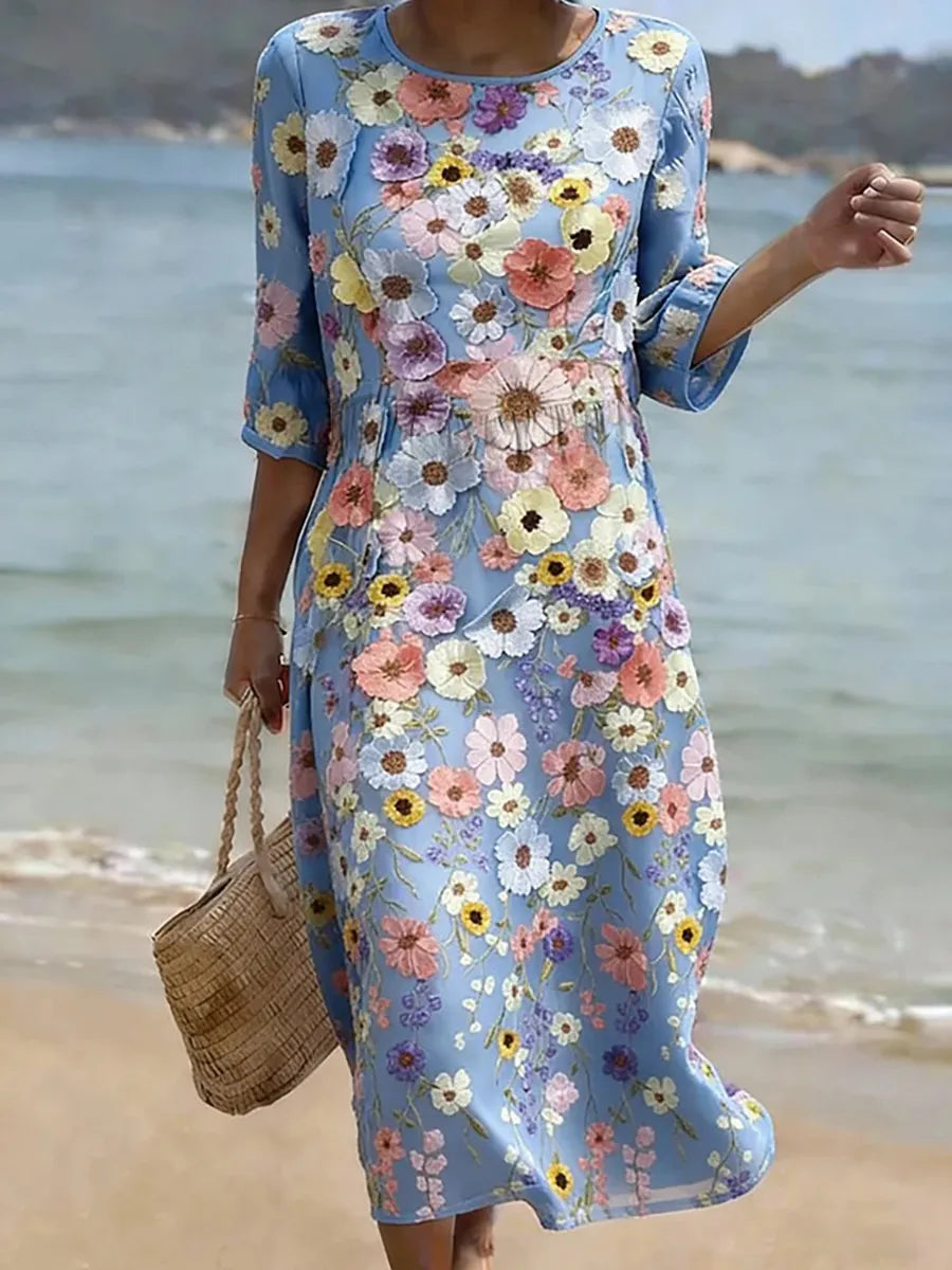 WINIFRED™ | BLOMSTERPRINT STRANDKJOLE
