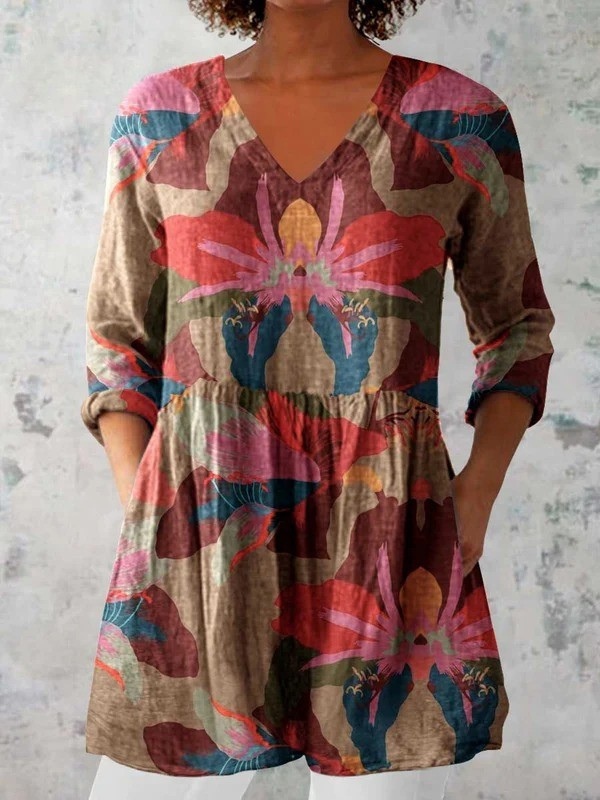 HARMONY™ | LANG BLUSE MED V-HALS