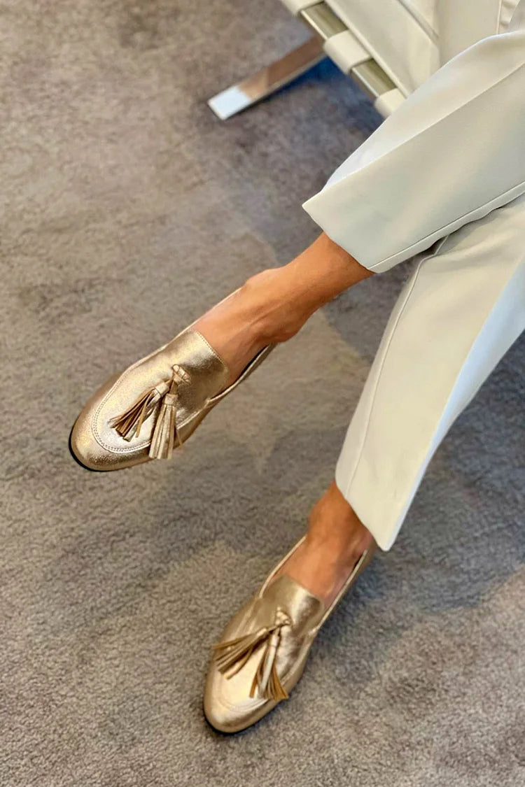 BEATRICE™ | LOAFERS MED METALLHÆL