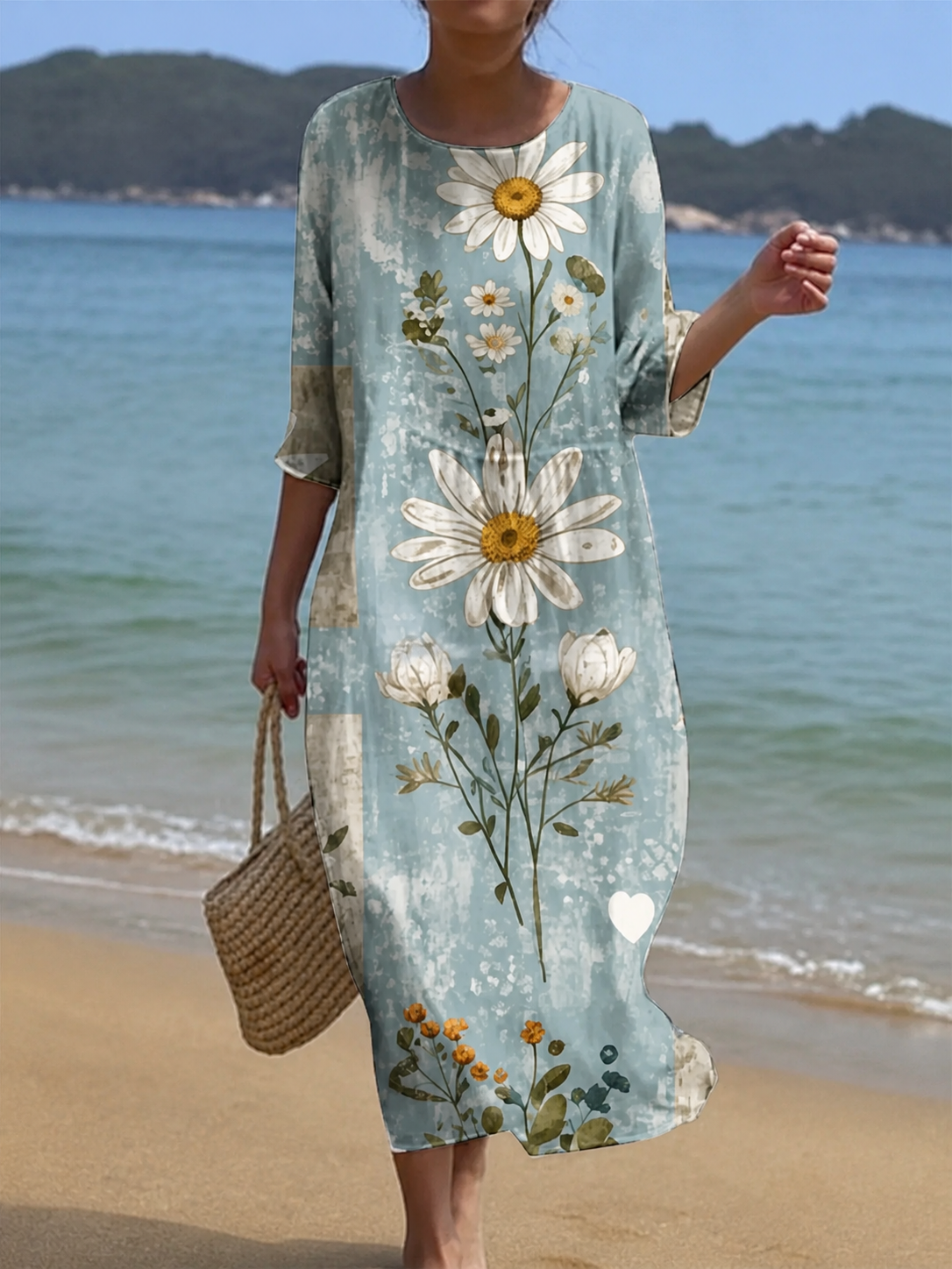 BEATRICE™ | BLOMSTERPRINT STRANDKJOLE