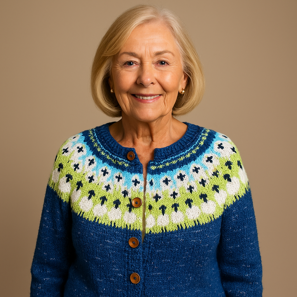 ANNE™ | KLASSISK ISLANDSK ULLCARDIGAN