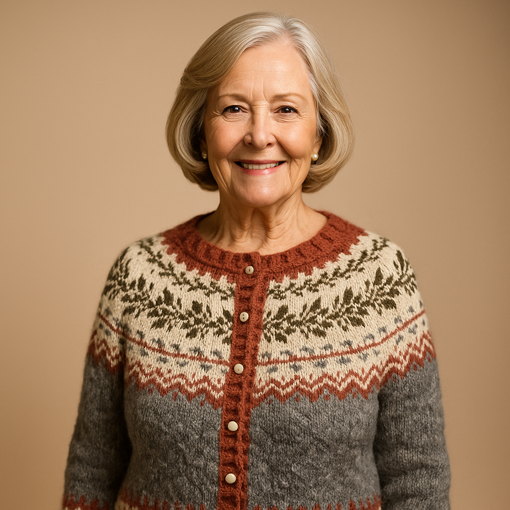 KARI™ | KLASSISK ISLANDSK ULLCARDIGAN