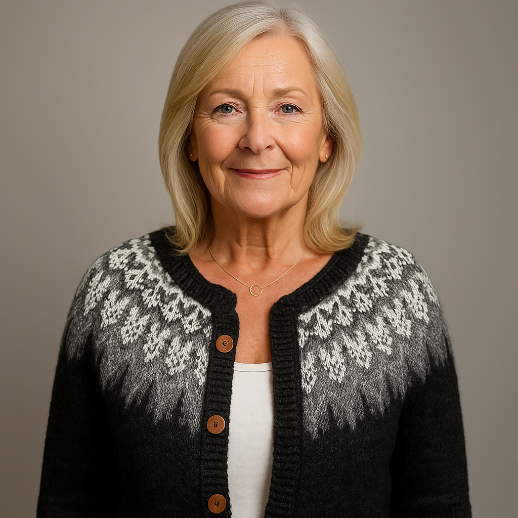 SOLVEIG™ | KLASSISK STRIKKECARDIGAN