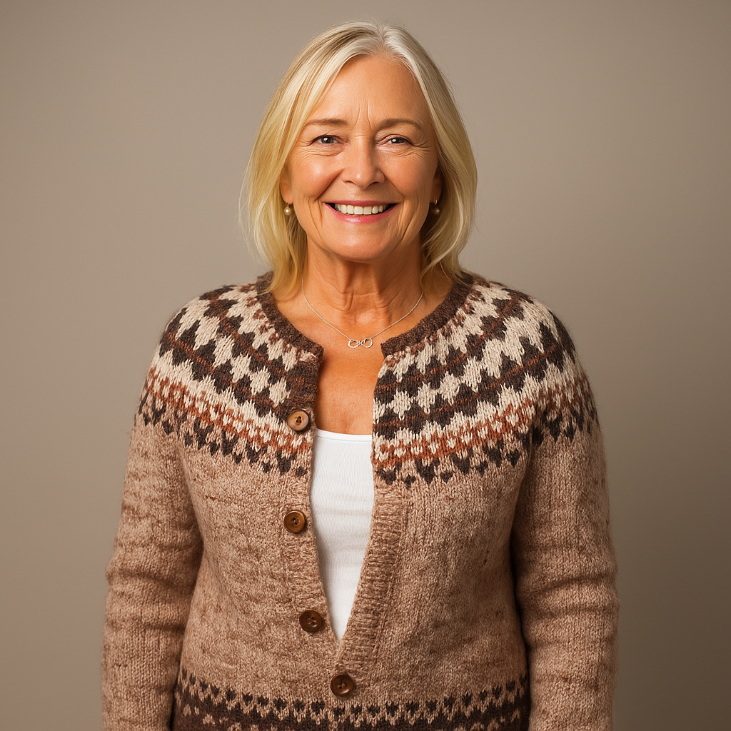 EMMY™ | RETRO NORDISK STRIKKECARDIGAN