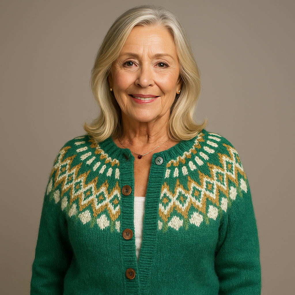 ANNELINE™ | KLASSISK NORDISK STRIKKECARDIGAN