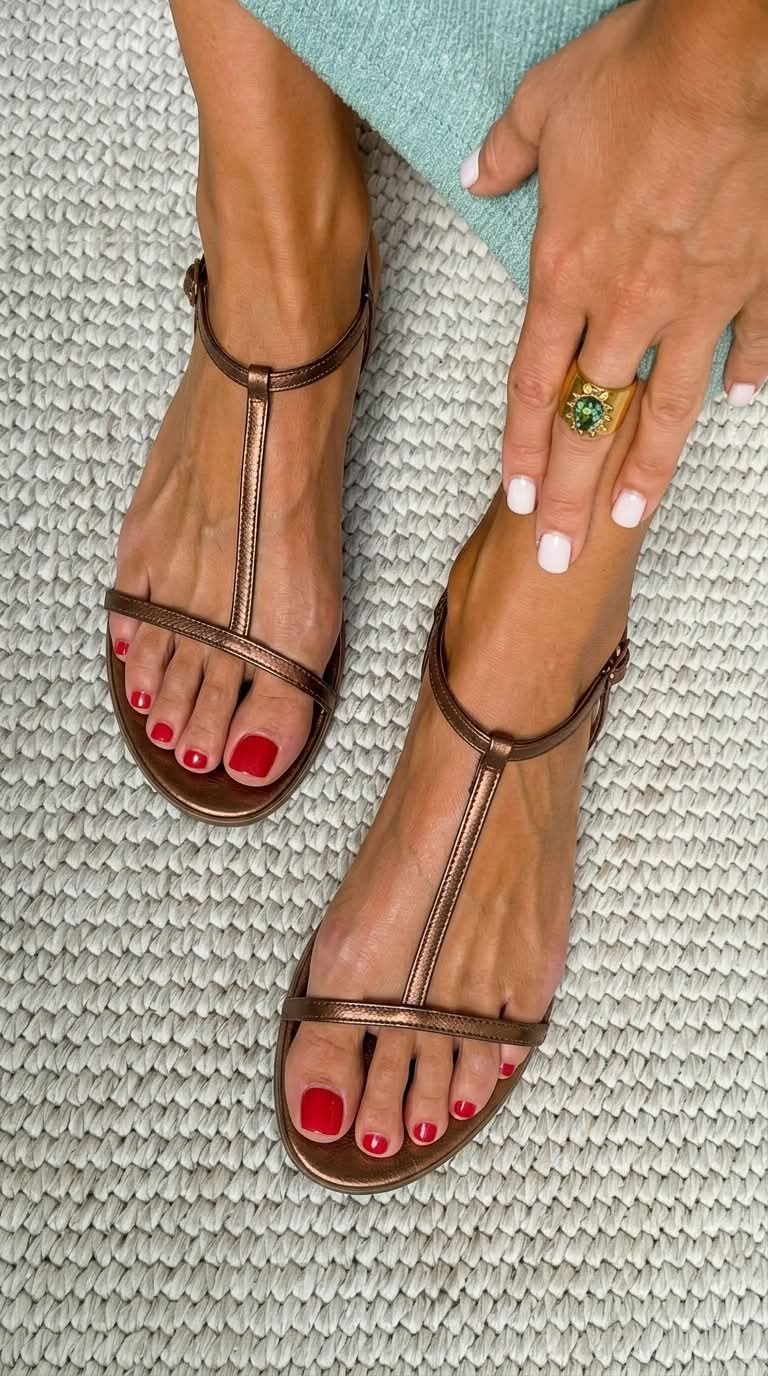 MINA™ | SOMMERSANDALER — Bronse