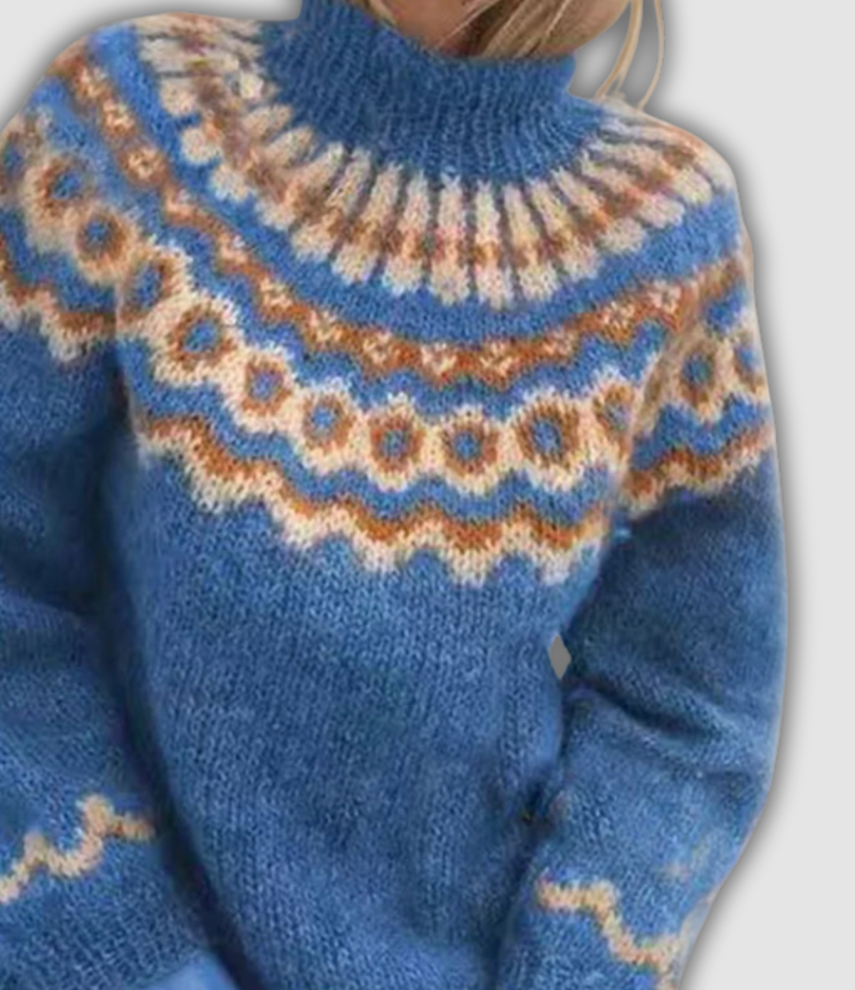 SERINE™ | RETRO-GENSER — Blå