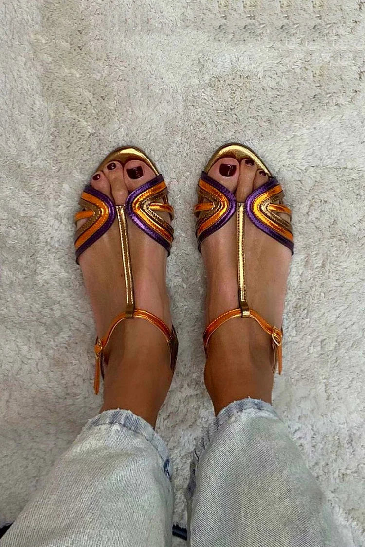 VIVIANA™ | T-REM SANDALER I MIDDELHAVSFARGER