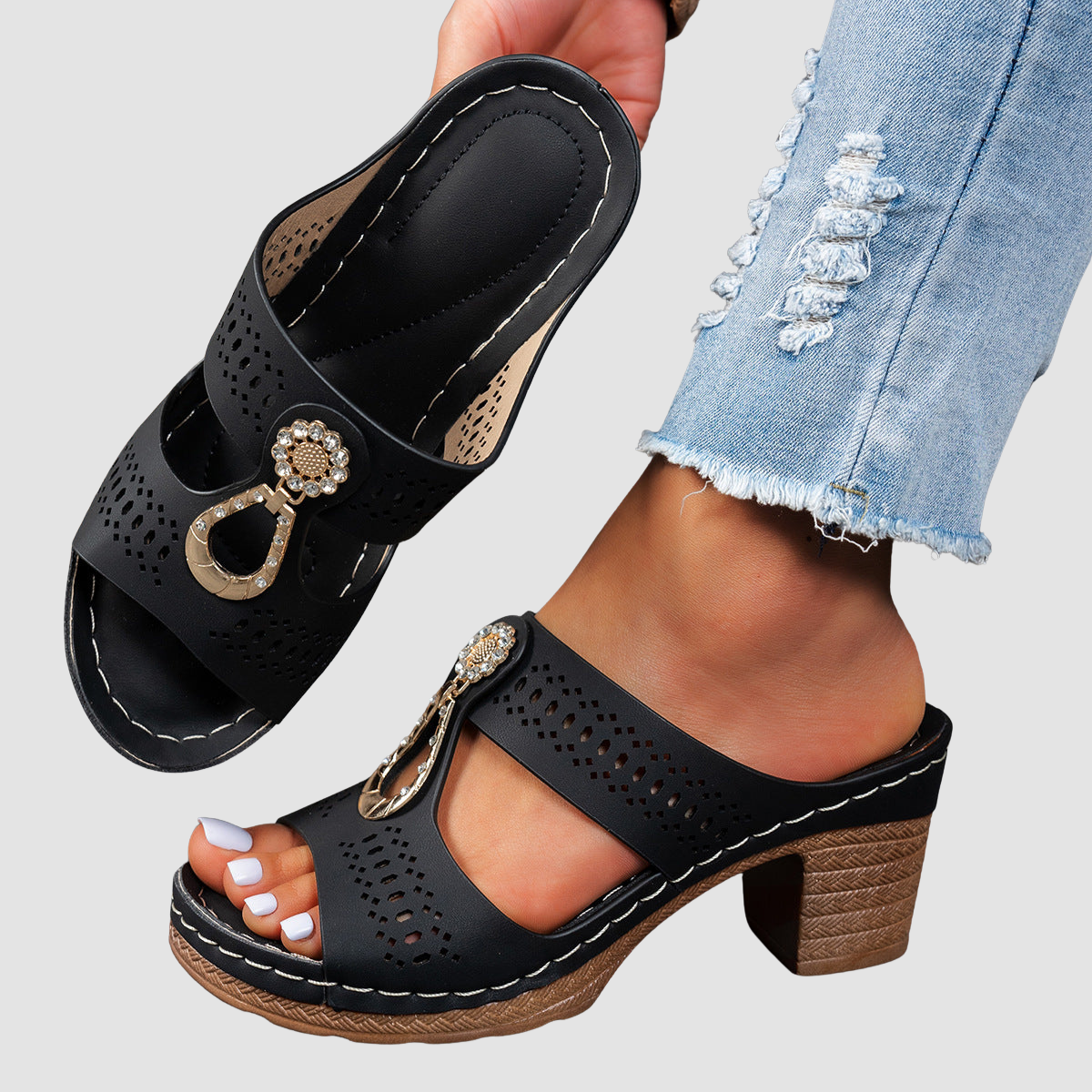 LINDA™ | HØYHÆLT SANDAL