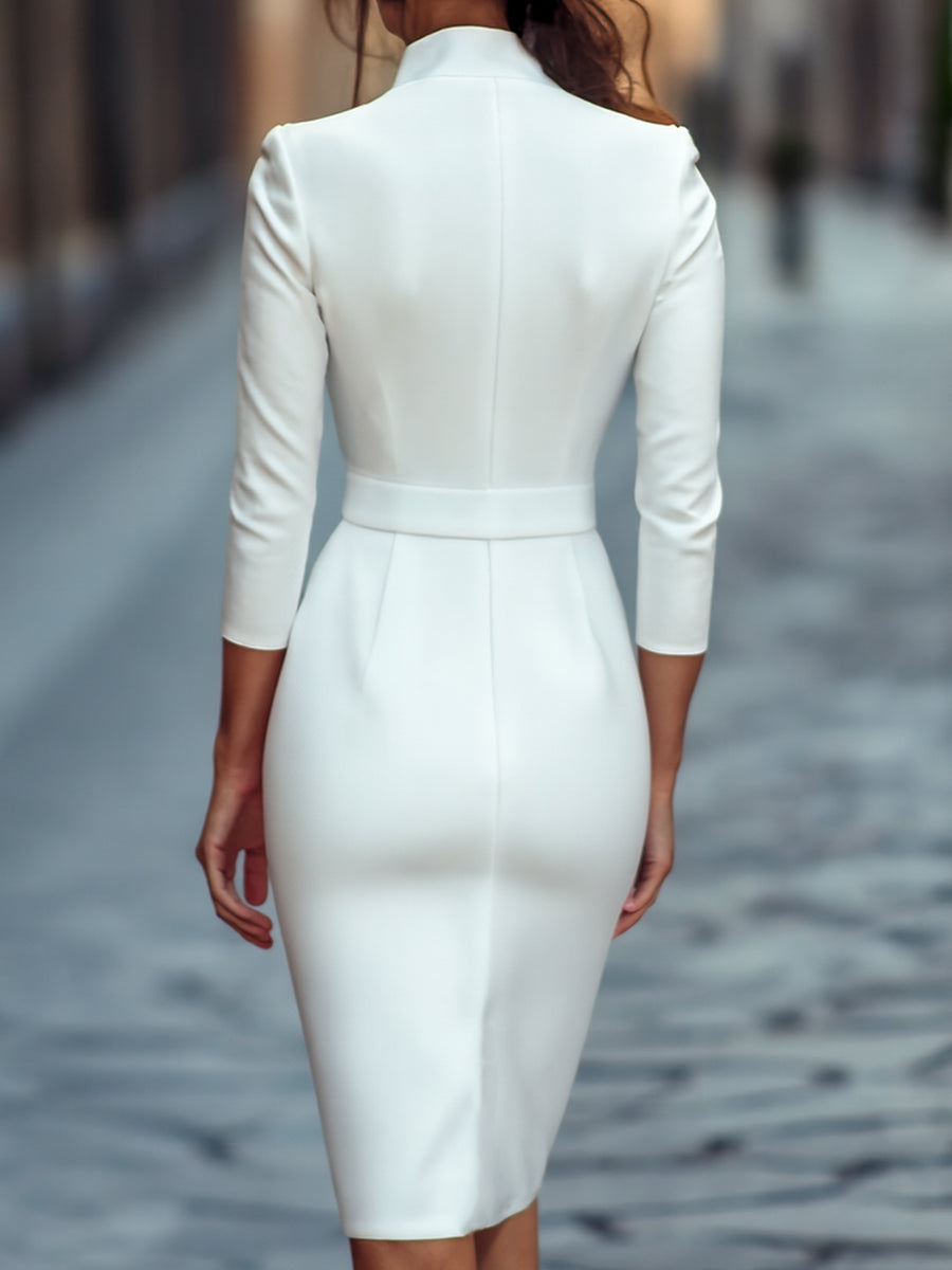 NATALIA™ | ELEGANT MIDIKJOLE