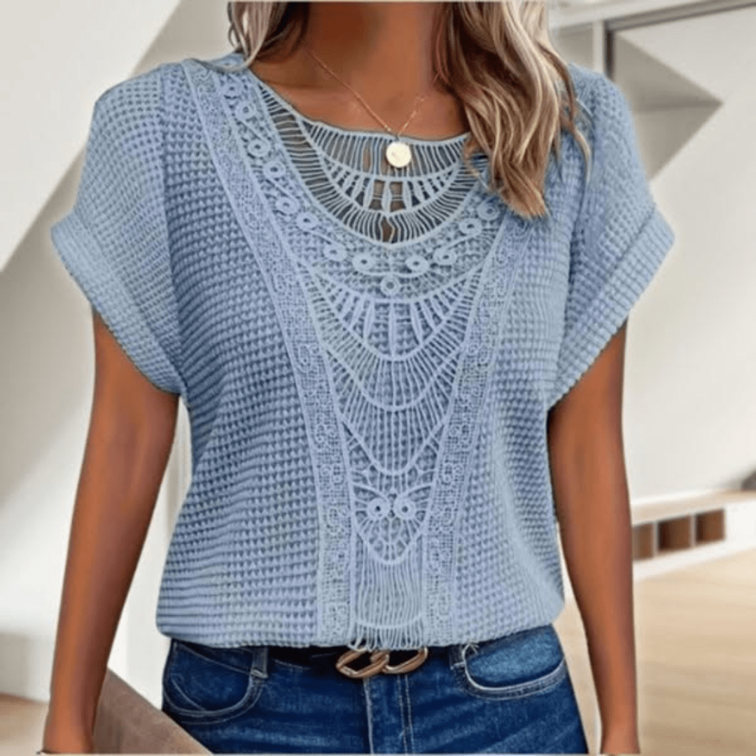 SOPHIE | TOPP MED VINTAGE BLONDEDETALJER