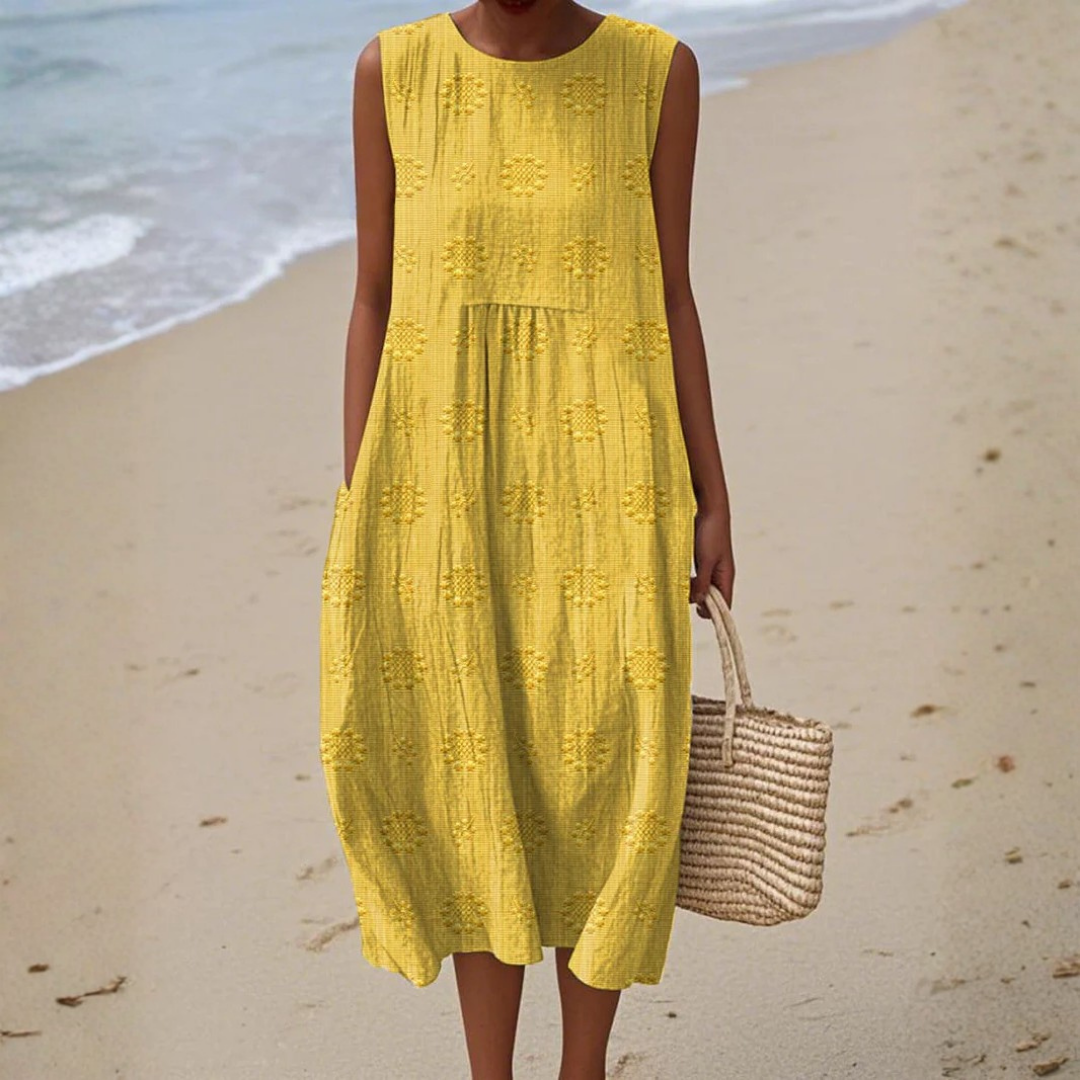 TERESA™ | ELEGANT MIDI-KJOLE | GUL