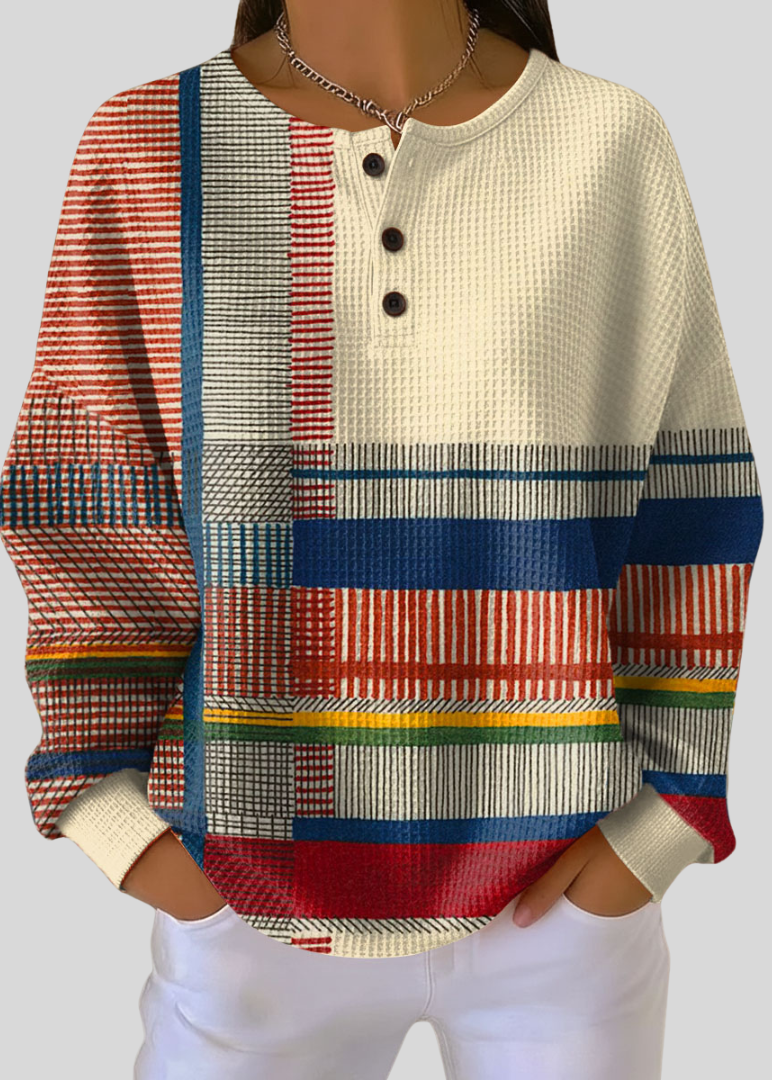 SOFIE™ | HENLEY-SWEATSHIRT — Uk 6 (Xs)