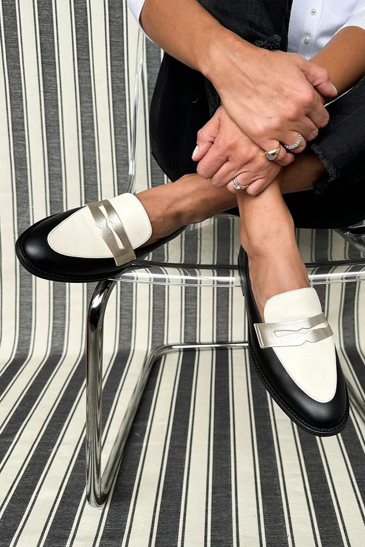 SIGRID™ | ENSFARGEDE LOAFERS