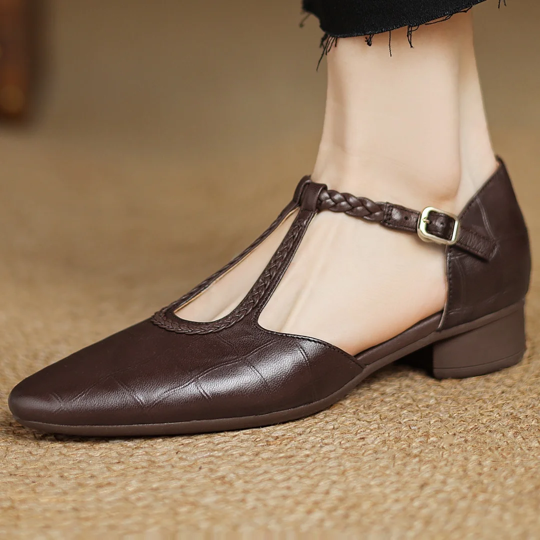 MARGOT™ | T-REM MARY JANE-BALLERINA — Brun