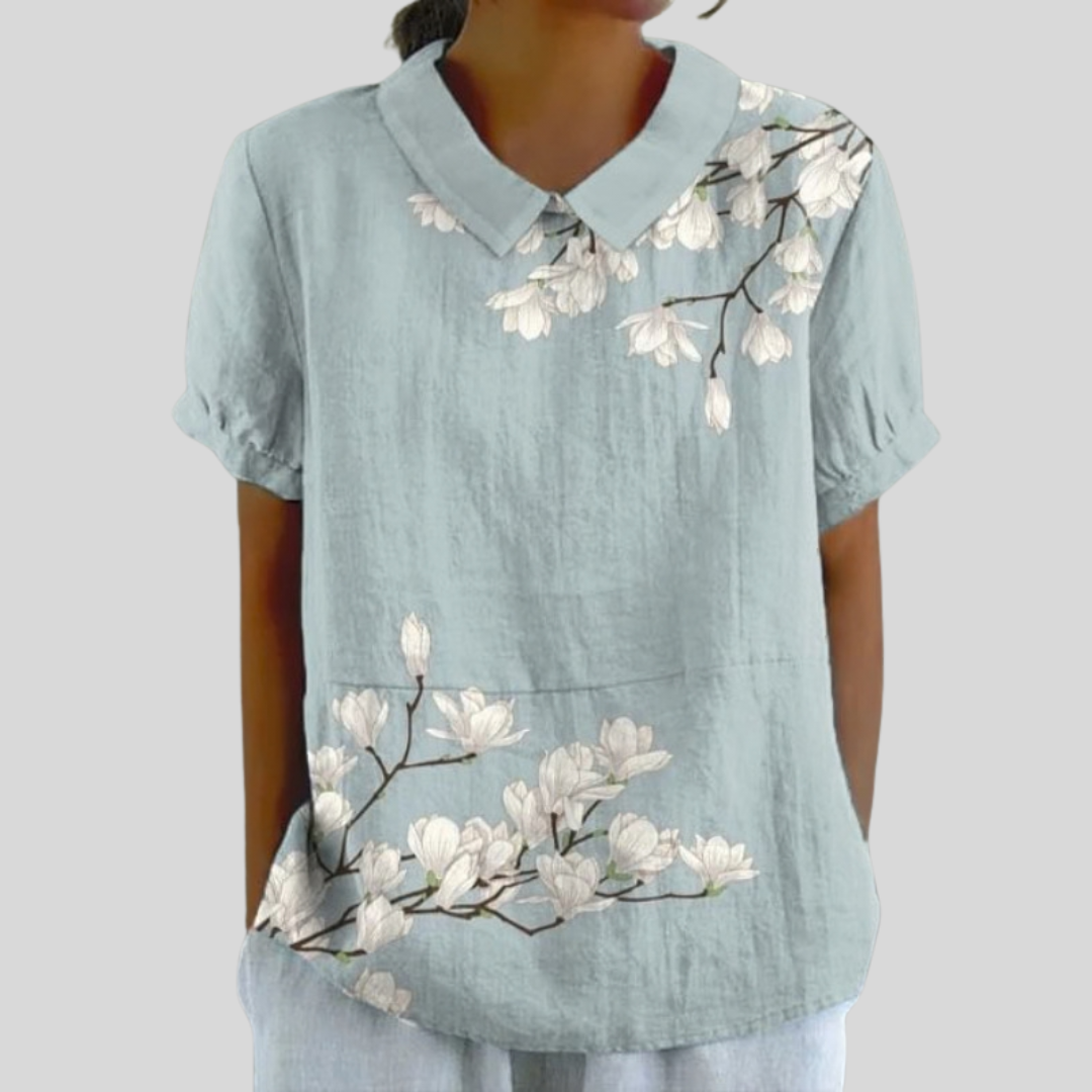 AURORE™ | PLASSERT BLOMSTER BLUSE
