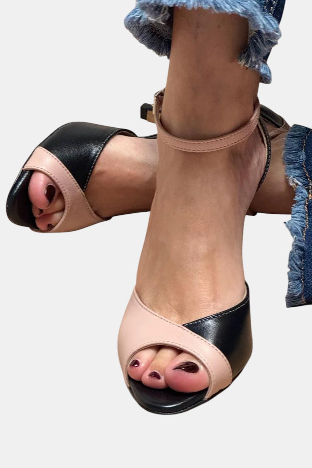NOIRELLA™ | MIDTHÆL PUMPS MED ANKELSTROPP