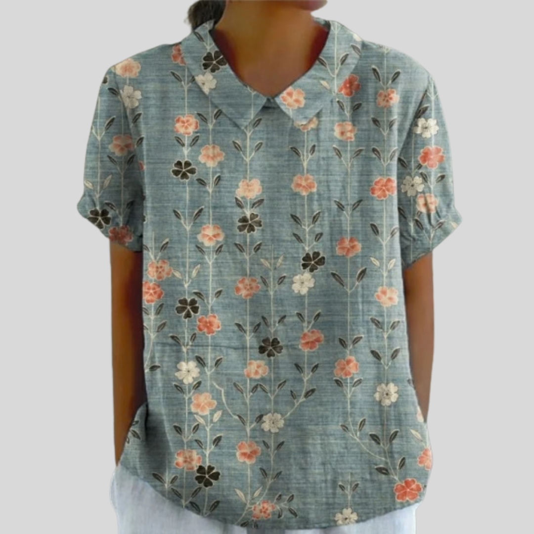 ÉLORA™ | BLOMSTER LINJE BLUSE