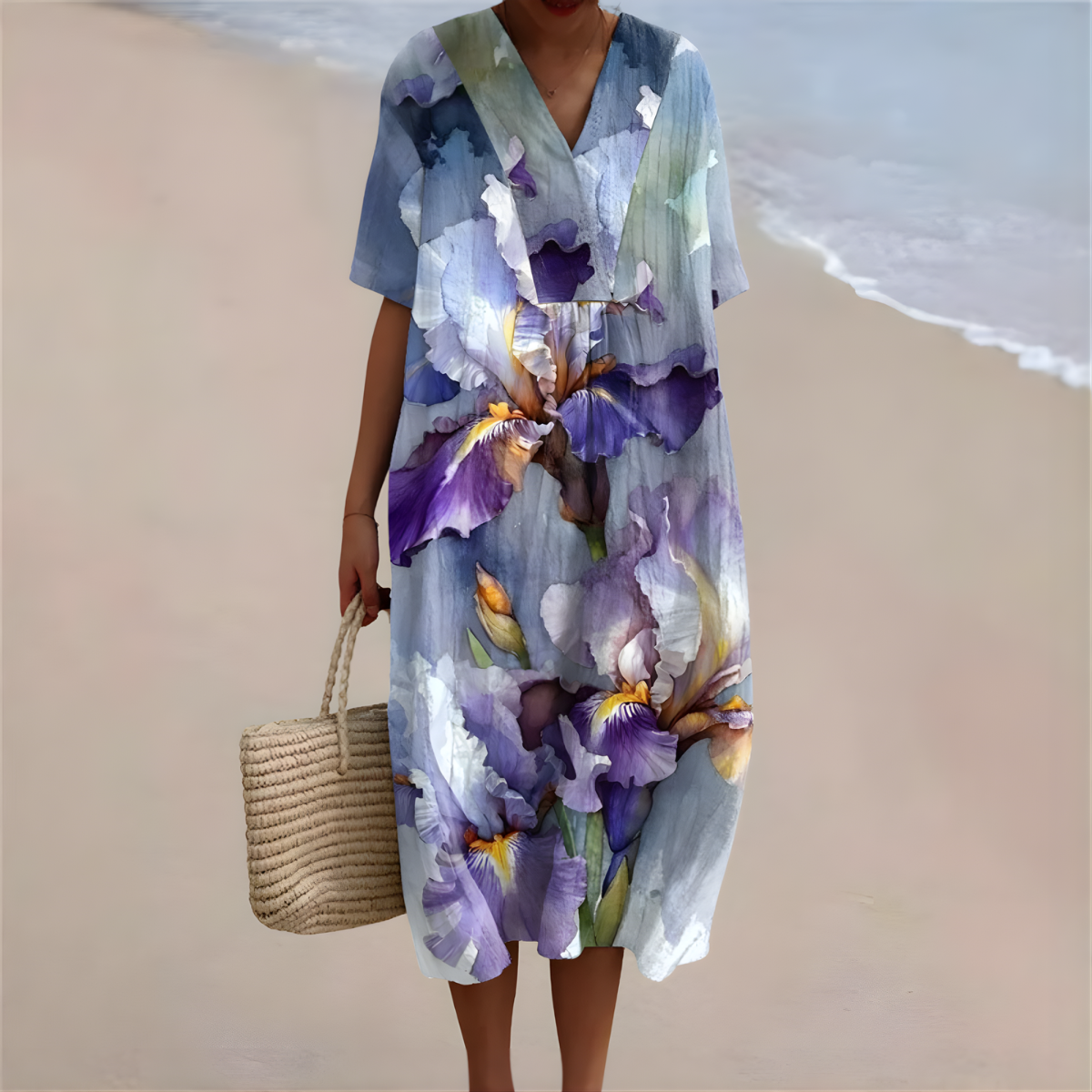 KEYLA™ | MYKIRIS BLOMST SOMMERKJOLE