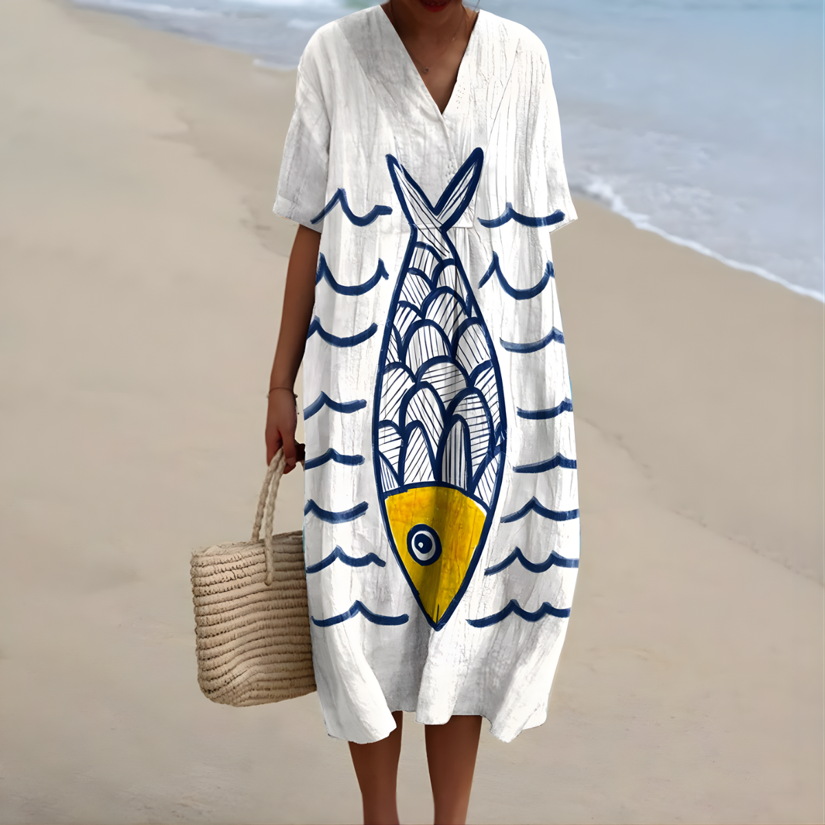 BAYLOR™ | FISKE-PRINT SOMMERKJOLE