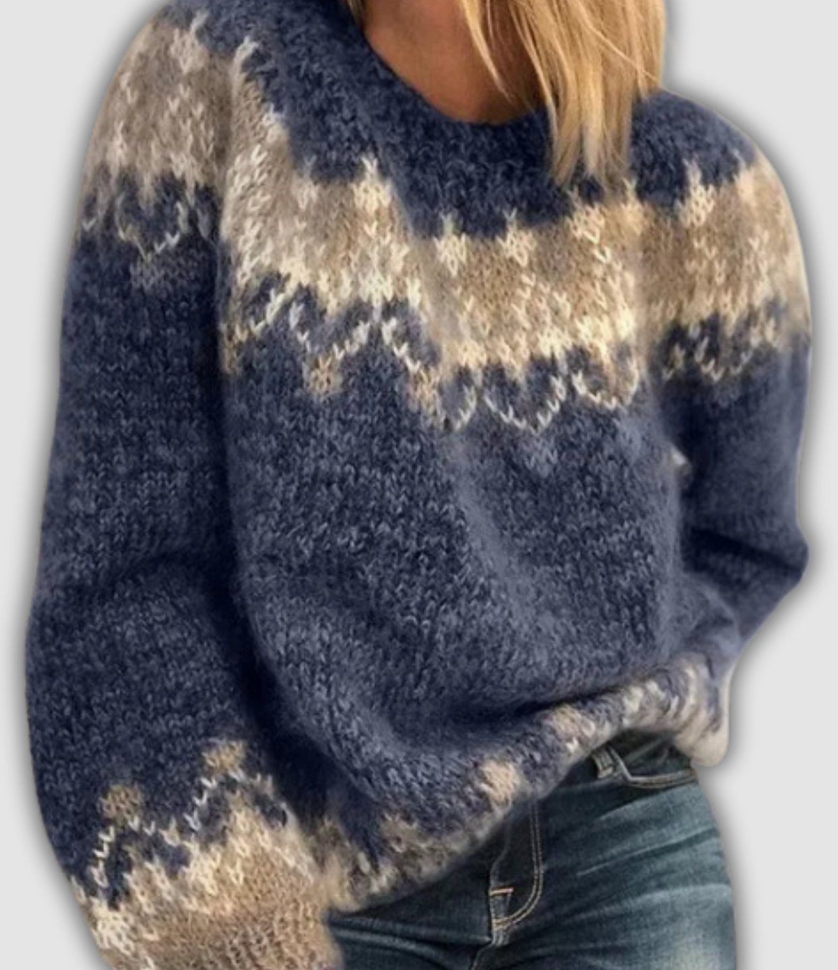 LIV™ | RETRO-GENSER — Blå