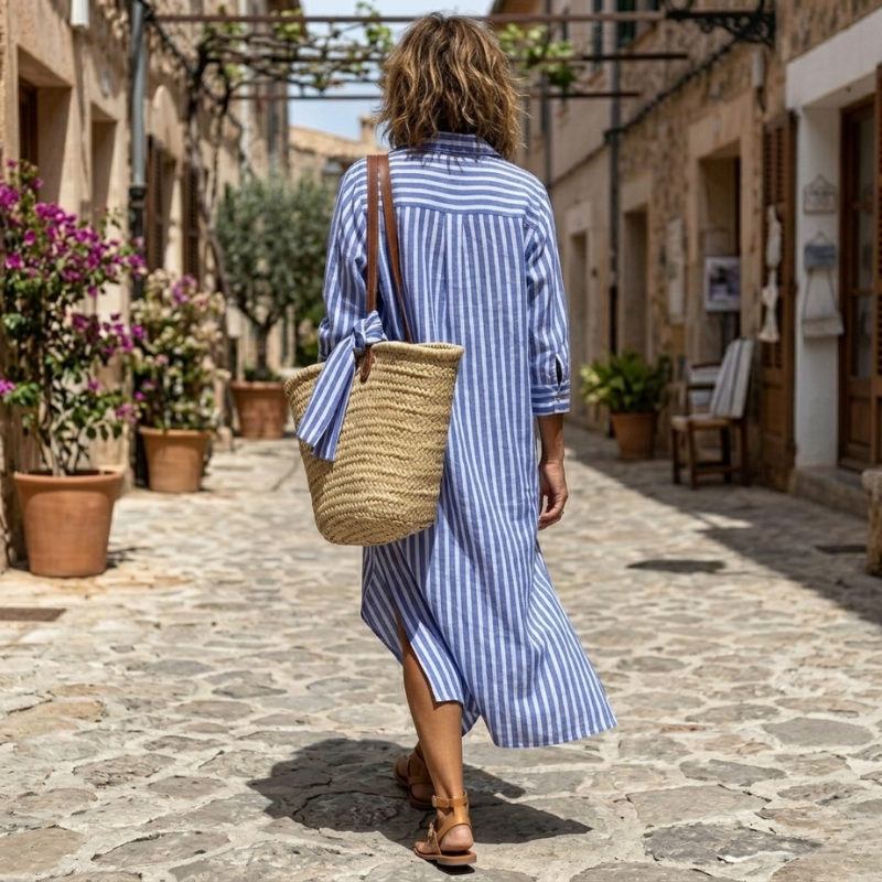 WILLOW | ELEGANT STRIPET SOMMERKJOLE