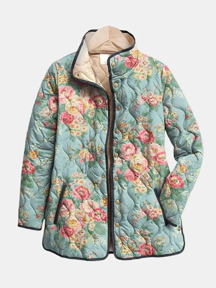 ELARA™ | QUILTET BLOMSTERJAKKE