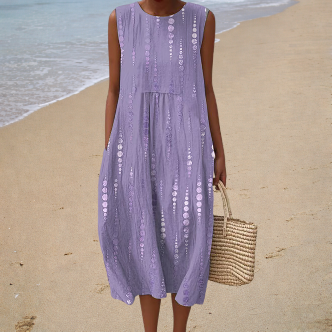OCÉANE™ | MIDI ELEGANT SOMMERKJOLE