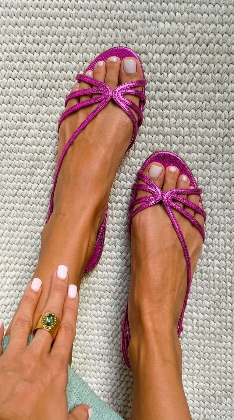 SANDRA™ | ELEGANTE SOMMERSANDALER — Lilla