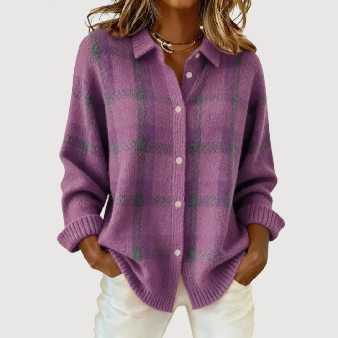 SOFIE™ | RUTETE STRIKKECARDIGAN