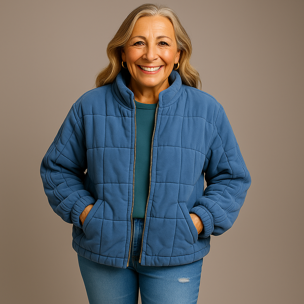 ZYPHIRAH™ | ELEGANT JAKKE — Blå
