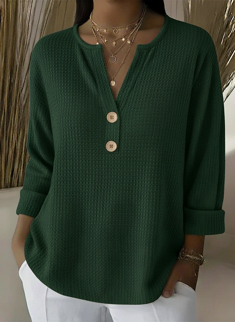 GISELA™ | HENLEY-TOPP — Grønn