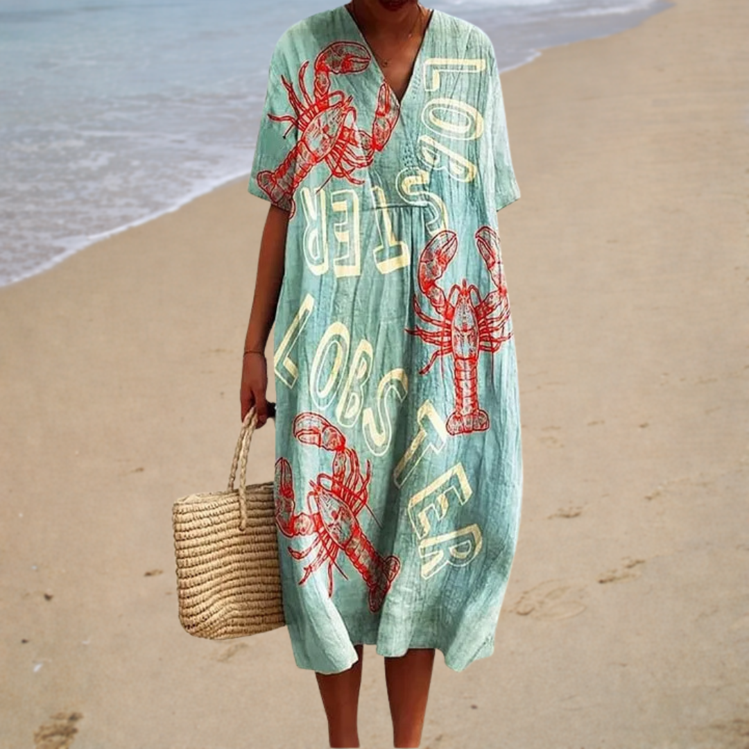 OCÉANE HOMARD™ | LANG HUMMER MOTIF KJOLE